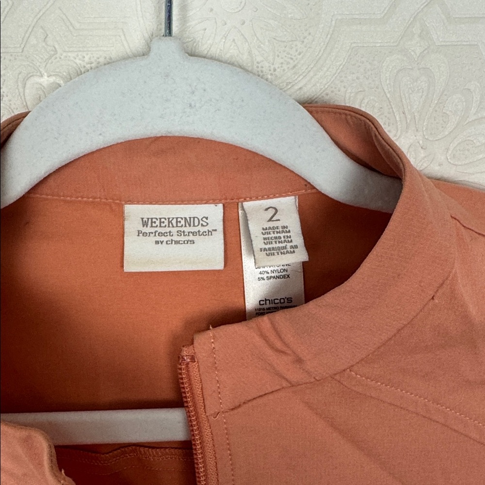 Chico’s Weekends Perfect Stretch Utility Vest Siz… - image 4